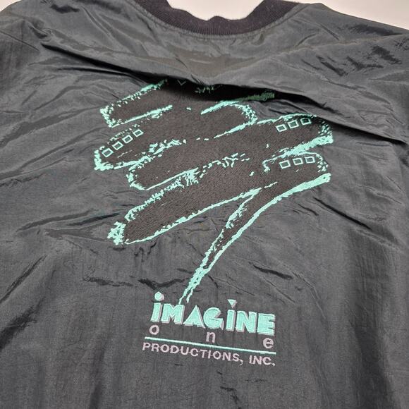 VTG Sichel Imagine One Productions Jacket Men Large 80s 90s Promotional Sports - Picture 12 of 16
